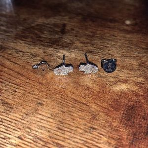 EFFY® Diamond Hamsa hand stud earrings